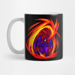 Dragon Spitting Fire Mug